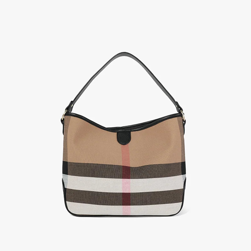 Luxury Plaid Tote Bag